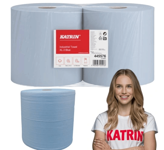 Czyściwo rola KATRIN 190MB 3W 48125 2szt niebieskie