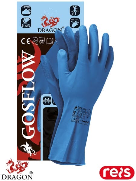 Rękawice ochronne gumowe DRAGON GOSFLOW