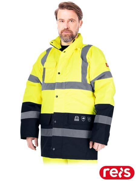 Kurtka robocza ocieplana BLUE-YELLOW
