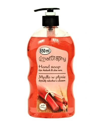 Mydło w płynie NATURAPHY RABARBAR 650ML.