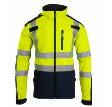 Kurtka softshell BRIXTON FLASH BF-005 „S” żółto-granatowa