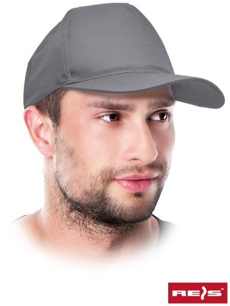 Czapka z daszkiem CZBIOS szara