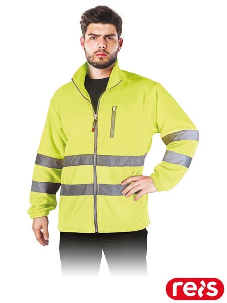 Bluza robocza polar POLSTRIP_Y żółta