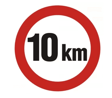 Znak Ograniczenie 10km, płyta