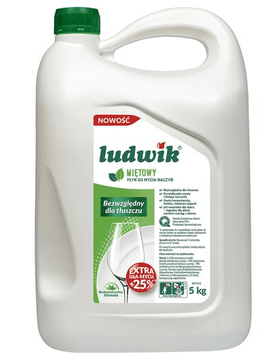 Płyn do naczyń LUDWIK 5KG miętowy