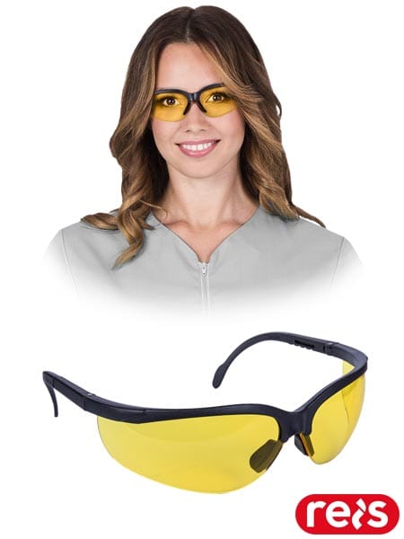 Okulary ochronne OO-IDAHO-LIGHT YB żółte