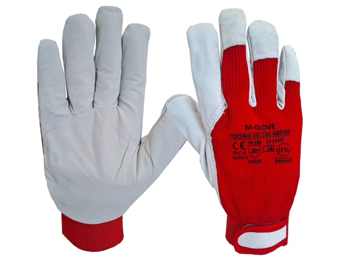 Rękawice ochronne M-GLOVE TECHNIK VELCRO WINTER 2132X „9”