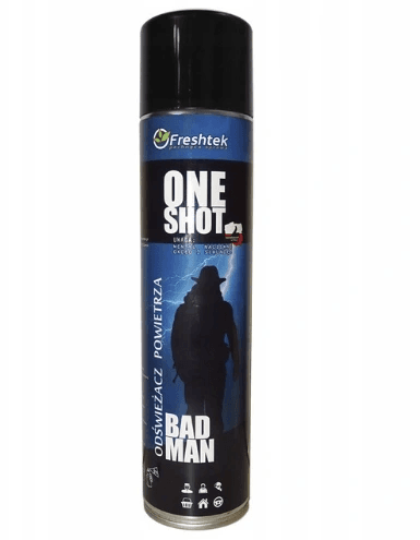 Odświeżacz powietrza FRESHTEK BAD MAN ONE SHOT 600ML