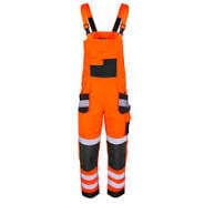 Spodnie robocze ogrodniczki WH220 „L” pomarańczowe