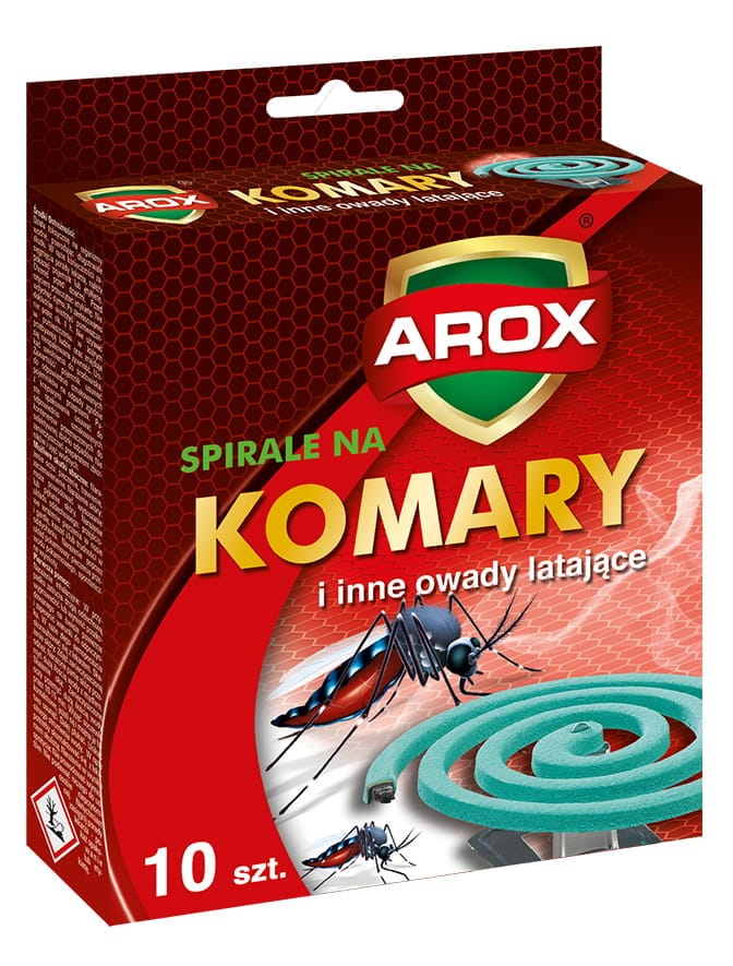 Spirale na komary i inne owady latające AROX 10szt