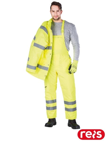 Spodnie robocze ogrodniczki S-VIS OGRODNICZKI żółte „3XL”