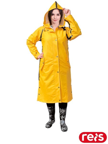 Płaszcz przeciwdeszczowy damski PPDPU-LADY „XL” żółty