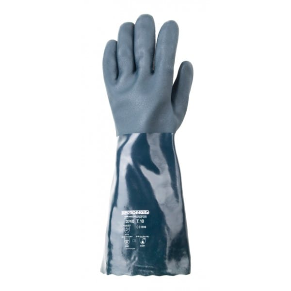 Rękawice ochronne EUROTECHNIQUE POLIMER 3740 PCV 40cm