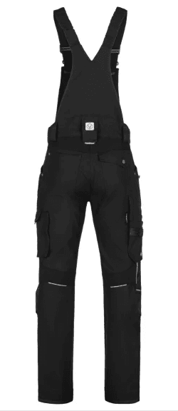 Spodnie robocze ogrodniczki 4XSTRETCH H6642 czarne