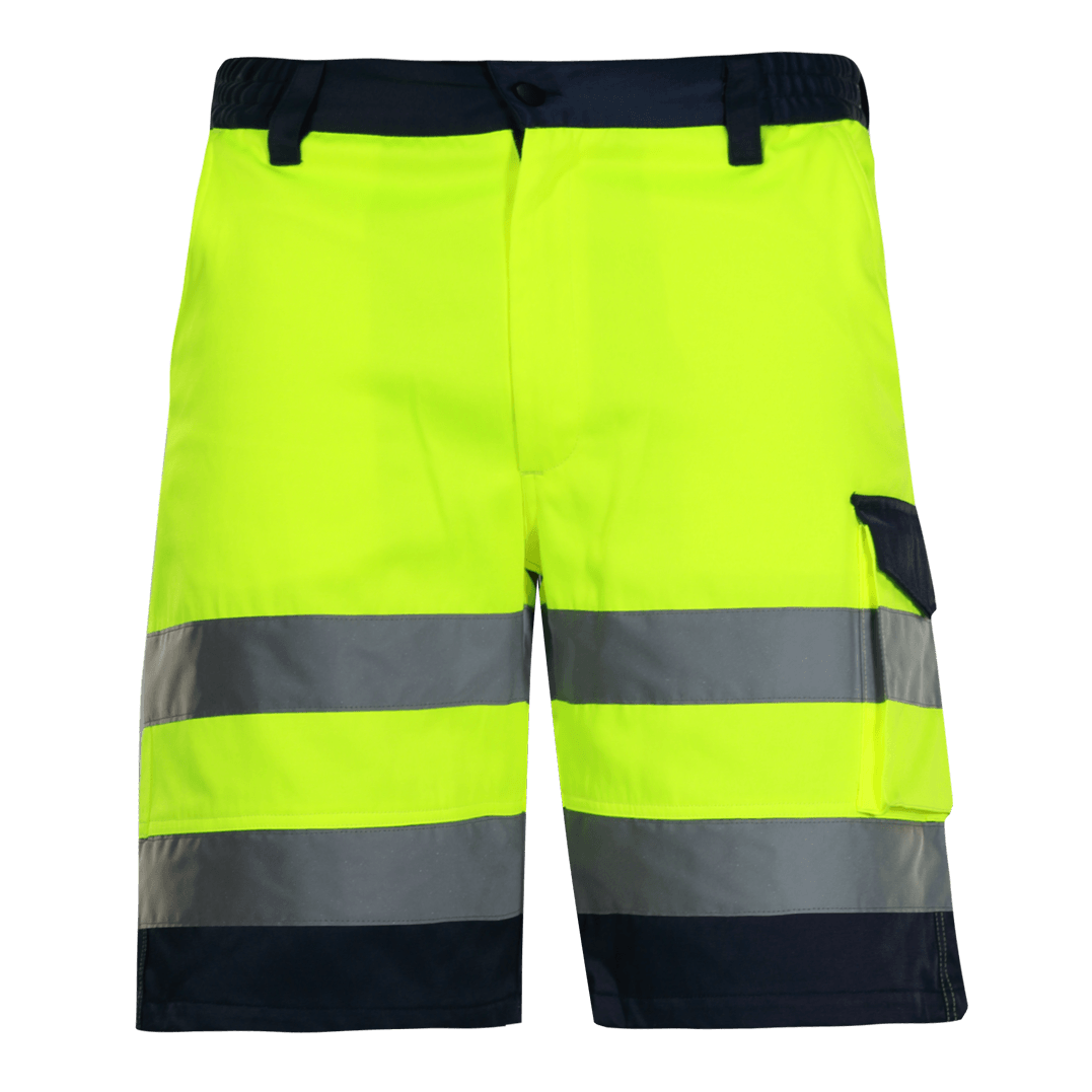 Spodenki robocze LAHTI PRO L40701 ostrzegawcze, żółte