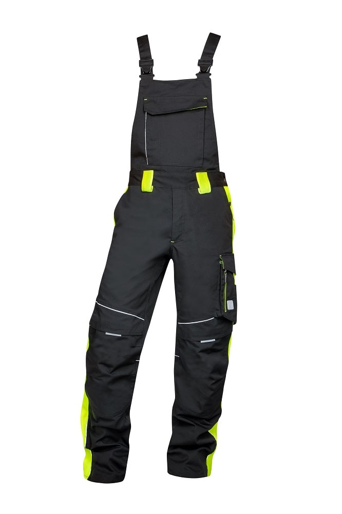 Spodnie robocze ogrodniczki NEON H6402
