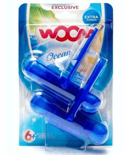 Kostka WC WOOM KULKI BARWIĄCE 2X55G OCEAN