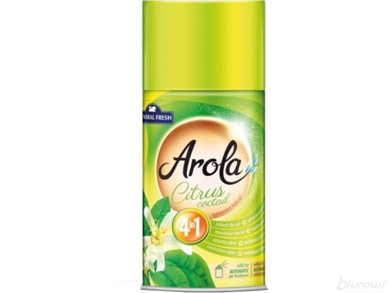 Odświeżacz powietrza, wkład do automatu AROLA GENERAŁ FRESH 4W1 cytrusy