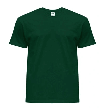 Koszulka T-SHIRT JHK TSRA 190 (BG) butelkowa zieleń