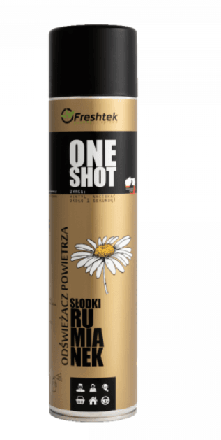Odświeżacz powietrza FRESHTEK SŁODKI RUMIANEK ONE SHOT 600ML