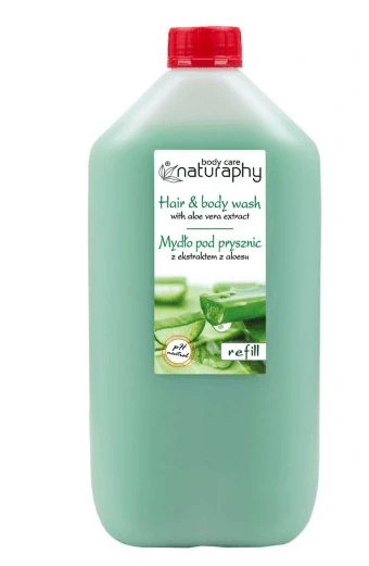 Mydło w płynie NATURAPHY Z EKSTRAKTEM Z ALOESU ZIELONE 5L