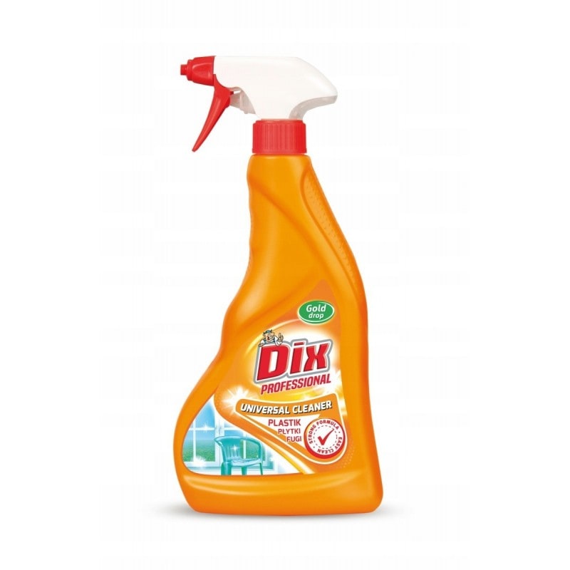 Płyn do czyszczenia fug i płytek oraz plastiku w sprayu GOLD DROP DIX 500ML