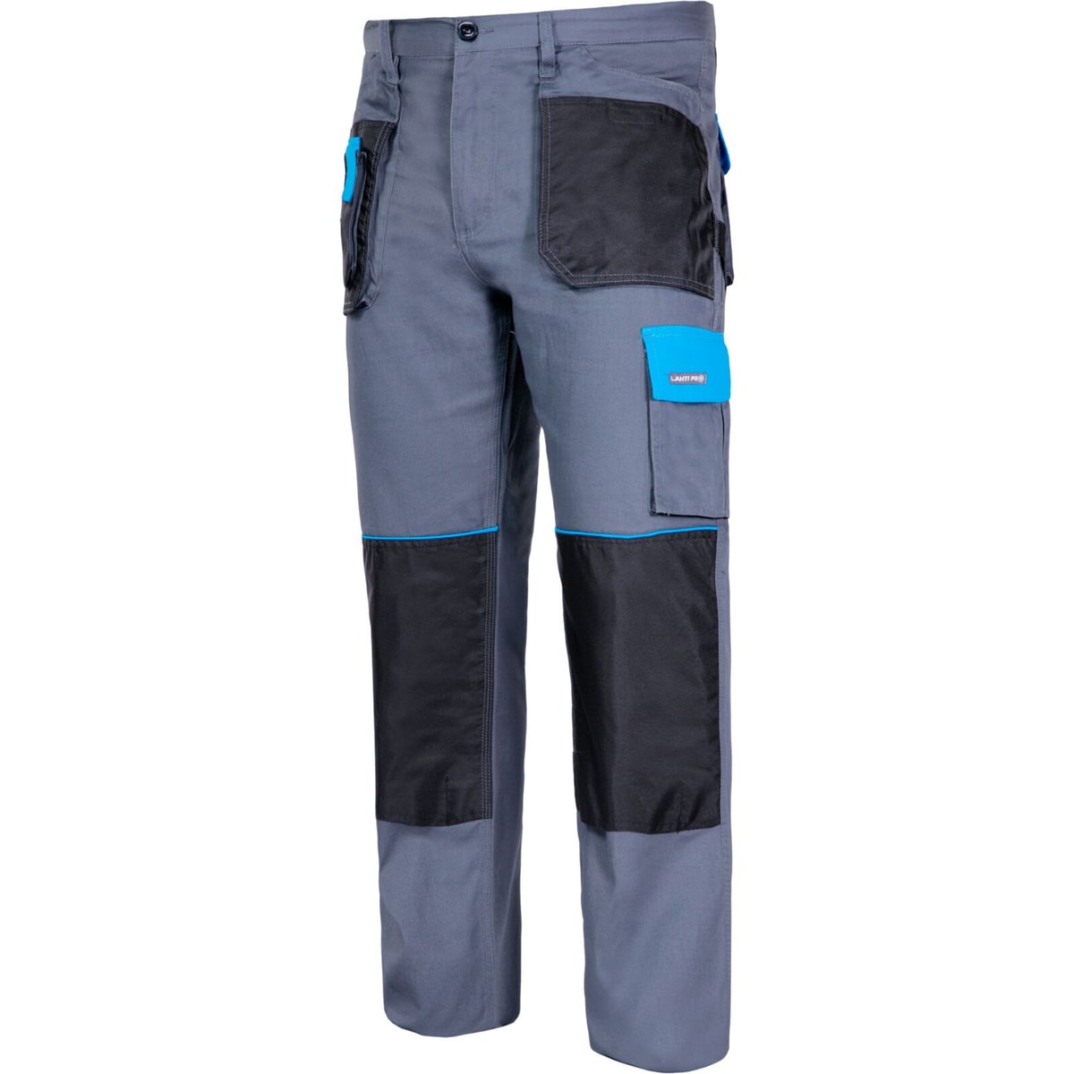 Spodnie robocze do pasa 100% bawełna, 190/M2 L40504 szaro-niebieskie