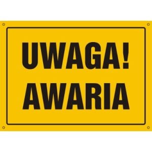 Znak Uwaga Awaria OA086