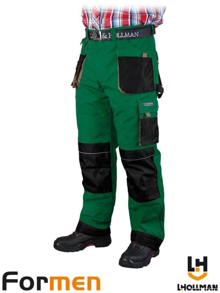 Spodnie robocze do pasa ocieplane LH-FMNW-T_ZBS „2XL” zielone