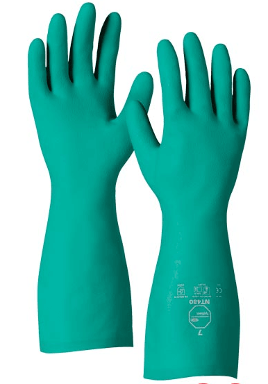 Rękawice ochronne chemiczne TYCHEM TYCH-GLO-NT480 „8” zielone