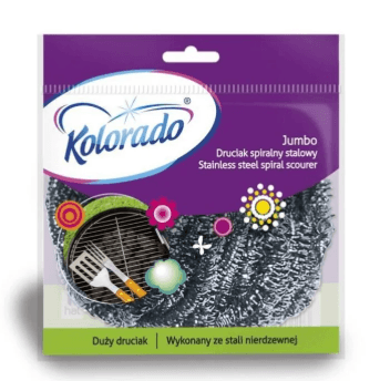 Zmywak druciany spiralny JUMBO KOLORADO 1SZT