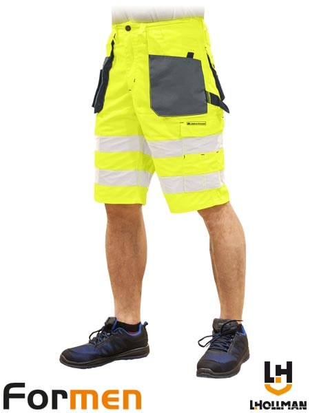 Spodenki robocze LH-FMNX-TS_YSB żółte „2XL”