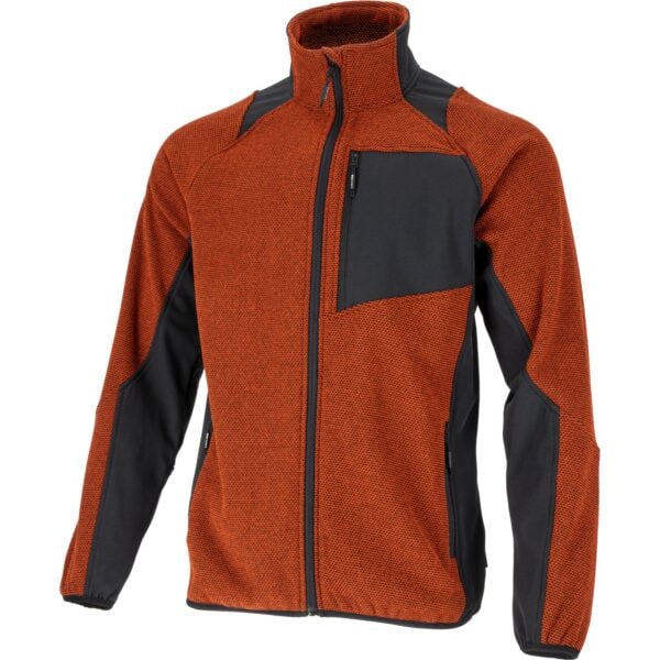 Bluza robocza L40153 pomarańczowo-czarna