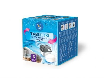 Tabletka do pochłaniacza wilgoci 3X450G
