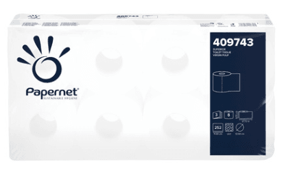 Papier toaletowy PAPERNET 409743 3W CELULOZA 27,72M 252 LIST. A’8