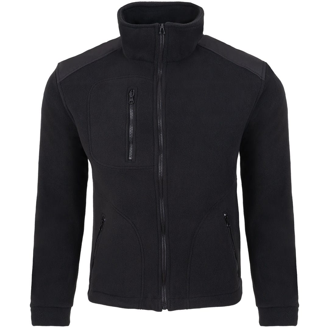 Bluza robocza polar FLRA340 PREMIUM (BK/BK) „3XL” czarna