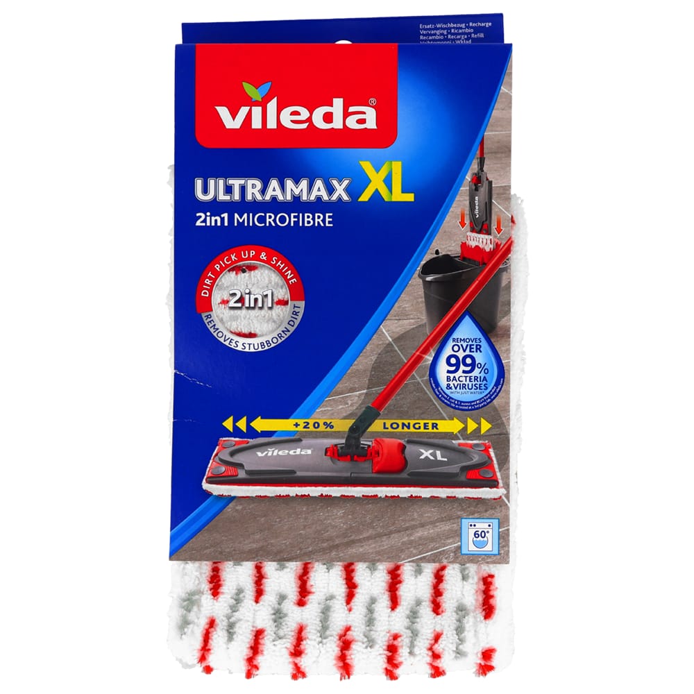 Nakładka na mopa płaskiego VILEDA ULTRAMAX XL MICROFIBRE 2IN1 42