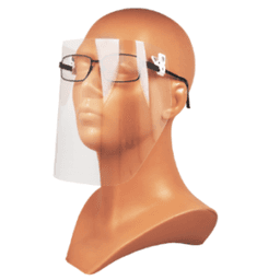 Przyłbica ochronna COMFORT PROTECTIVE VISOR do doczepiania do okularów dół