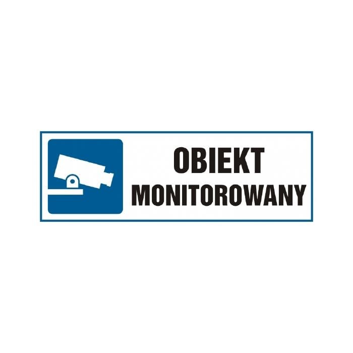 Znak Obiekt monitorowany 4484 NC023BLPN płyta