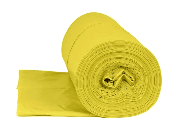 Worki na śmieci 300L / 10szt NEWBORN LDPE żółte