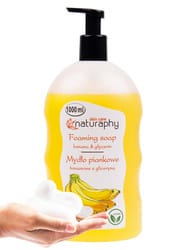 Mydło piankowe z gliceryną NATURAPHY BANANOWE 1L