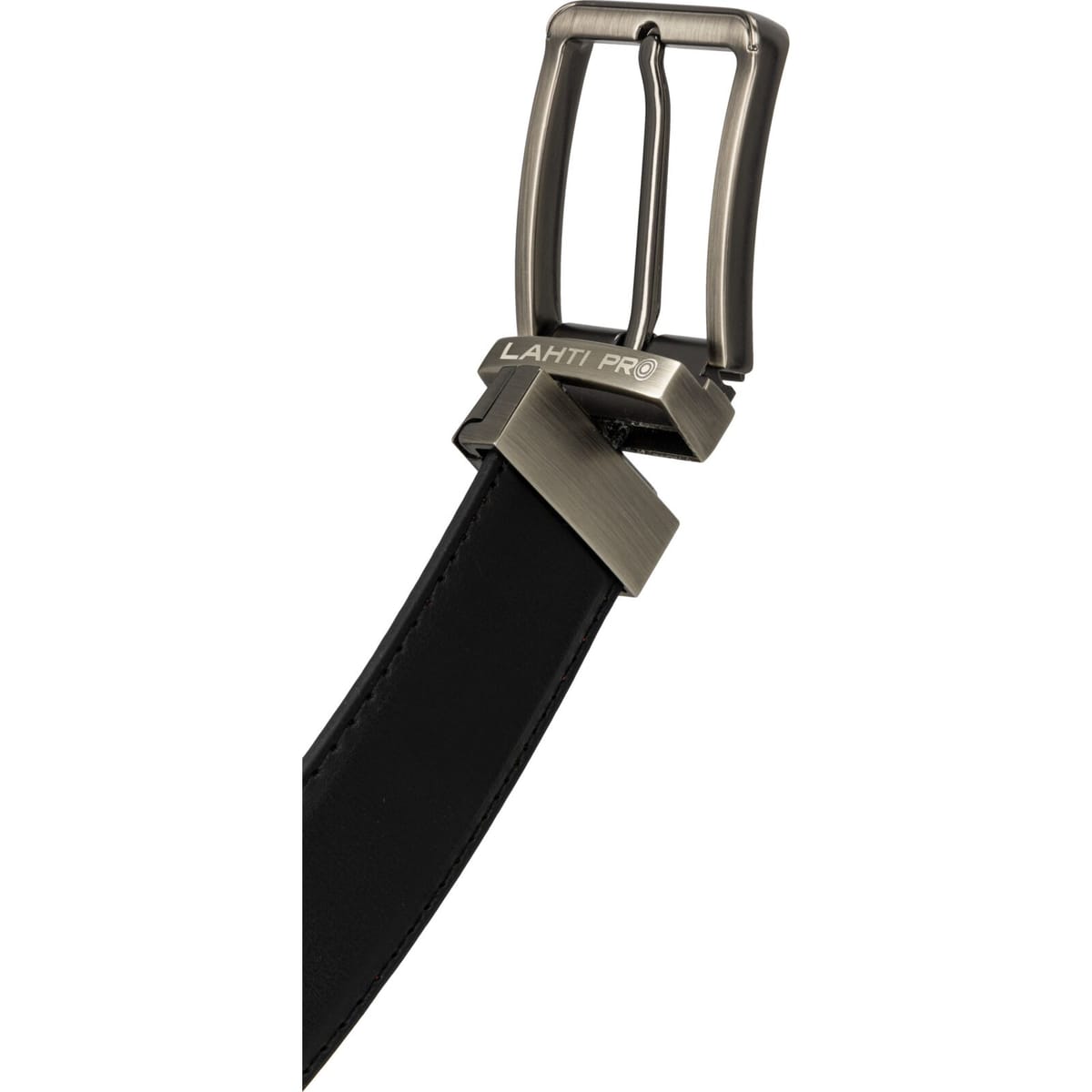Pasek do spodni skórzany dwustronny L9021520 120cm czarno-brązowy