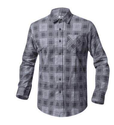Koszula flanelowa H20095/5XL URBAN+ ” 5XL” szara