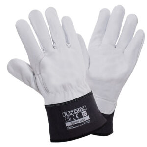 RĘKAWICE PROCERA SKÓRZANE Z MANKIETEM X-STORK r.10