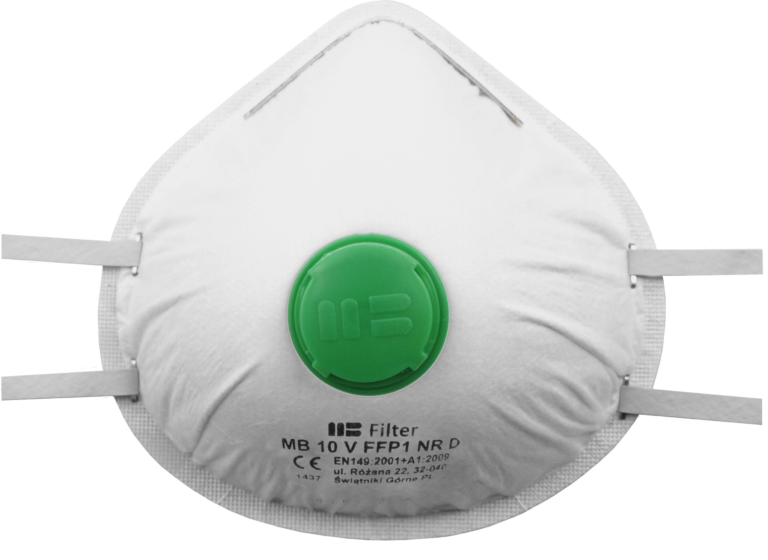 PÓŁMASKA FFP 1 MB 10V (K) 1 PÓŁMASKA FFP 1 MB 10V (K)
