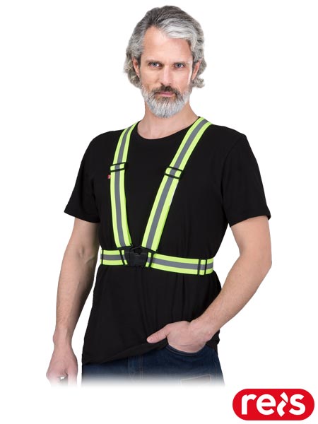 SZELKI ODBLASKOWE KOS-STRAPE ŻÓŁTE 1 SZELKI ODBLASKOWE KOS-STRAPE ŻÓŁTE