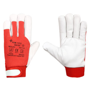 RĘKAWICE SKÓRZANO TKANINOWE Z RZEPEM PROTECH PSW 1252