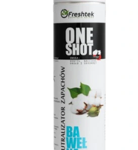NEUTRALIZATOR ZAPACHÓW FRESHTEK BAWEŁNA ONE SHOT 600ML