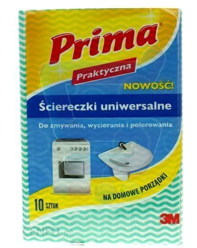 ŚCIERKA UNIWERSALNA PRIMA 10 SZT. 1 ŚCIERKA UNIWERSALNA PRIMA 10 SZT.