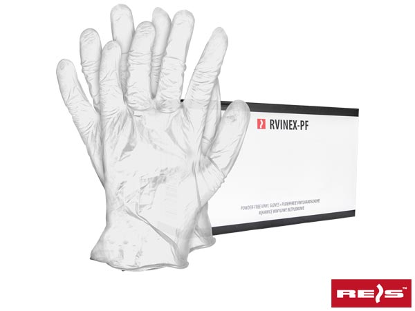 RĘKAWICE VINYLOWE RVINEX-PF "XL" 100SZT. 1 RĘKAWICE VINYLOWE RVINEX-PF "XL" 100SZT.